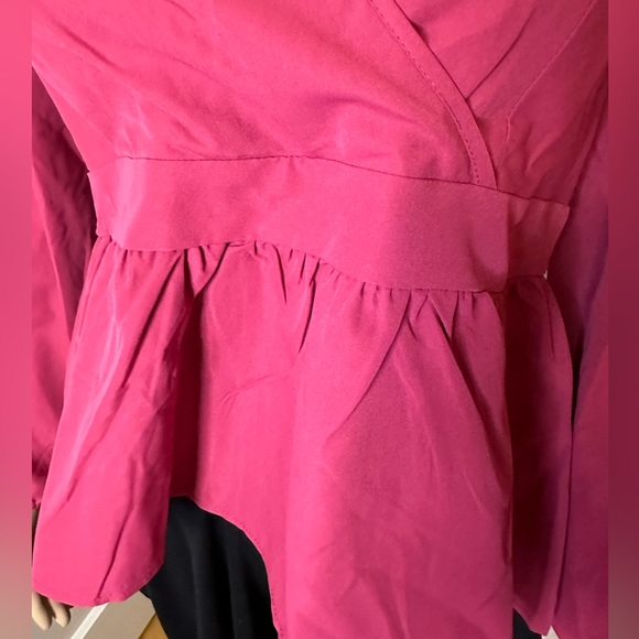 NWOT -  Women Sleeve Peplum Blouse - Size L - Picture 5 of 10